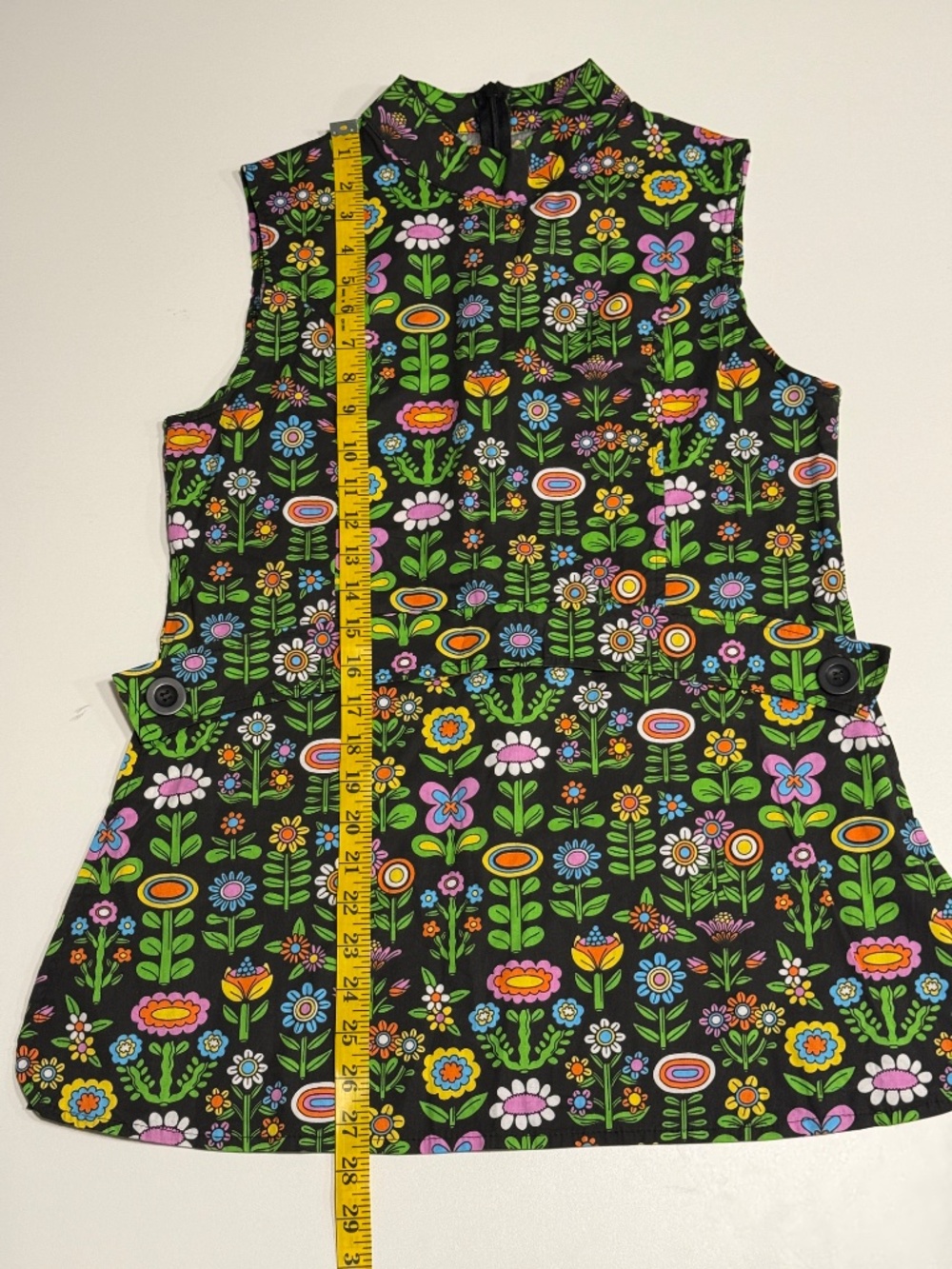 Nooworks Awesome Blossom Print, Sleeveless Tunic, Size Small - Picture 14 of 14